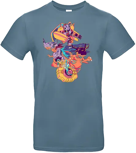 Courage - digital, monster, courage, mut, anime - Standard T-Shirt