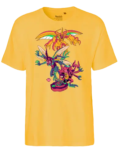 Knowledge - digital, monster, anime, Wissen, bug, Käfer - Fairtrade T-Shirt