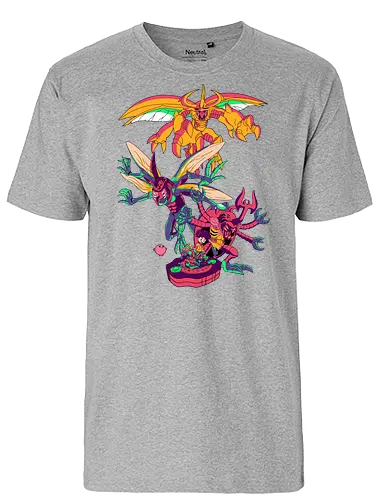 Knowledge - digital, monster, anime, Wissen, bug, Käfer - Fairtrade T-Shirt
