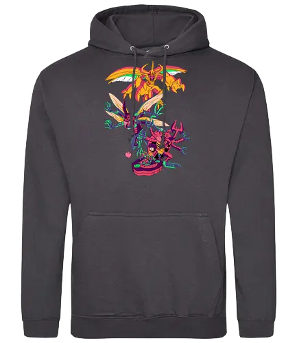 Knowledge - digital, monster, anime, Wissen, bug, Käfer - Standard Hoodie