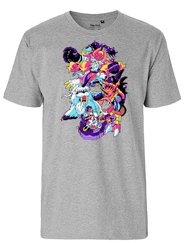 Reliability - digital, monster, joe, Reliability, anime - Fairtrade T-Shirt