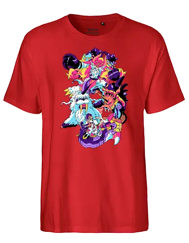 Reliability - digital, monster, joe, Reliability, anime - Fairtrade T-Shirt