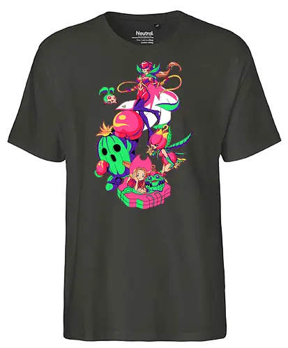 Sincerity - digital, monster, Aufrichtigkeit, crest, anime - Fairtrade T-Shirt