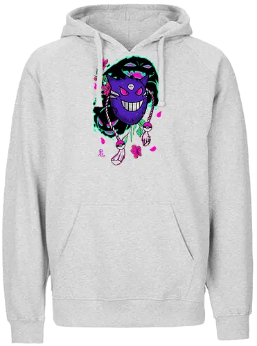 Cursed Mask - ghost, geist, maske, verflucht, Fluch, cursed, pocket, monster - Fairtrade Hoodie