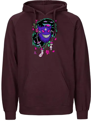 Cursed Mask - ghost, geist, maske, verflucht, Fluch, cursed, pocket, monster - Fairtrade Hoodie