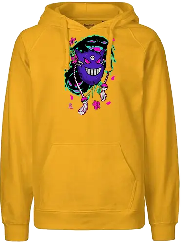 Cursed Mask - ghost, geist, maske, verflucht, Fluch, cursed, pocket, monster - Fairtrade Hoodie