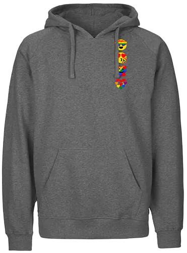 Emoji Pride - pride, emoji, Smiley, regenbogen, Lgbtq - Fairtrade Hoodie
