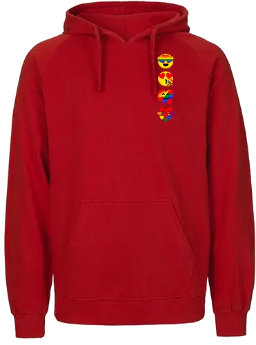 Emoji Pride - pride, emoji, Smiley, regenbogen, Lgbtq - Fairtrade Hoodie