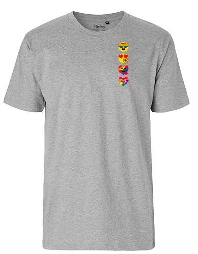 Emoji Pride - pride, emoji, Smiley, regenbogen, Lgbtq - Fairtrade T-Shirt