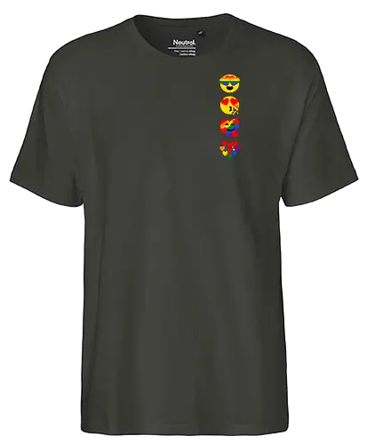 Emoji Pride - pride, emoji, Smiley, regenbogen, Lgbtq - Fairtrade T-Shirt