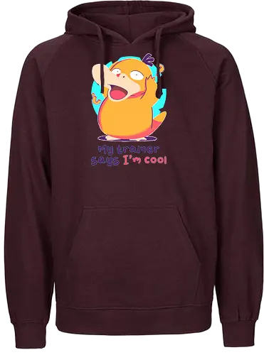 I'm Cool - duck, pocket, monster, cool, ente - Fairtrade Hoodie