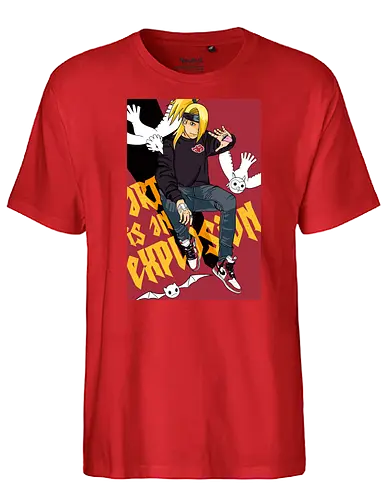 Art is an Explosion - ninja, shinobi, anime, manga - Fairtrade T-Shirt