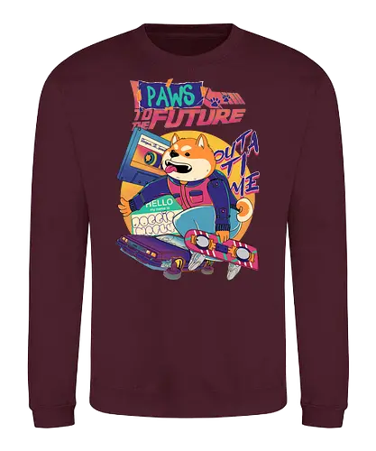Doggie McFly - dog, shiba, future, zukunft - Sweatshirt