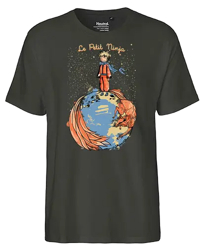 Le Petit Ninja - ninja, shinobi, little prince, mashup, anime, manga - Fairtrade T-Shirt