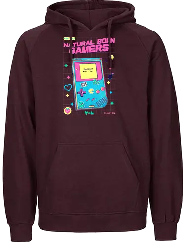 Natural Born Gamers - handheld, Childhood - Fairtrade Hoodie