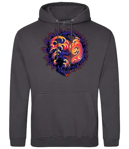 Wave of Destruction - monster, kaiju - Standard Hoodie