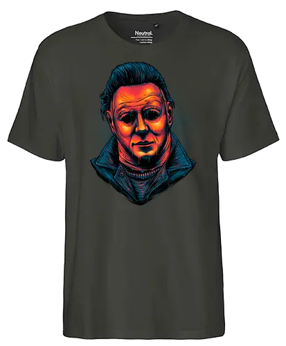 Glowing Slasher - classic horror, horror, Michael, halloween - Fairtrade T-Shirt