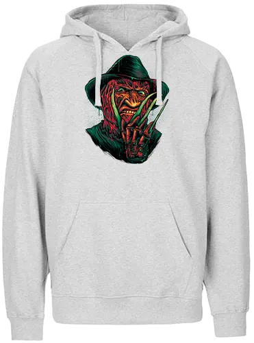 Glowing Nightmare - nightmare, freddy, classic horror, horror, slasher - Fairtrade Hoodie