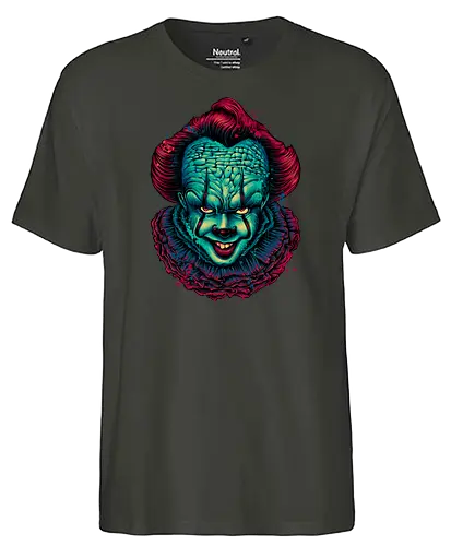 A Slash of Terror - clown, horror, es, it, Clown - Fairtrade T-Shirt