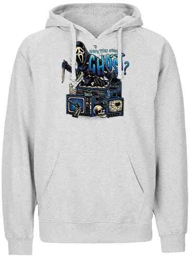 Seen a Ghost? - ghost, geist, maske, horror, horrormovie, scrm - Fairtrade Hoodie