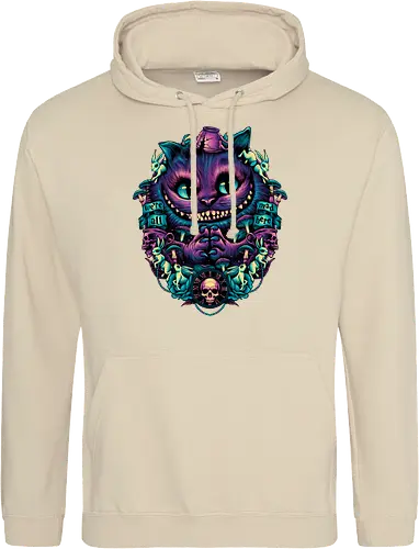 The Cat of Mischief - grinsekatze, cheshire cat, alice, wonderland, wunderland, lewis carroll - Standard Hoodie