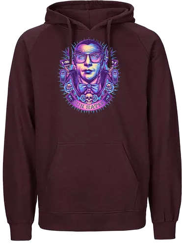 Sun Hater - vampir, vampire, hipster - Fairtrade Hoodie