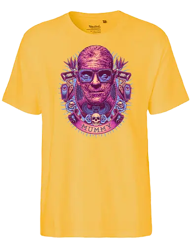 Colorful Mummy - mumie, mummy, hipster, monster - Fairtrade T-Shirt