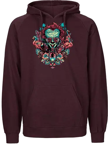 Tropical Clown - clown, it, es, Clown - Fairtrade Hoodie