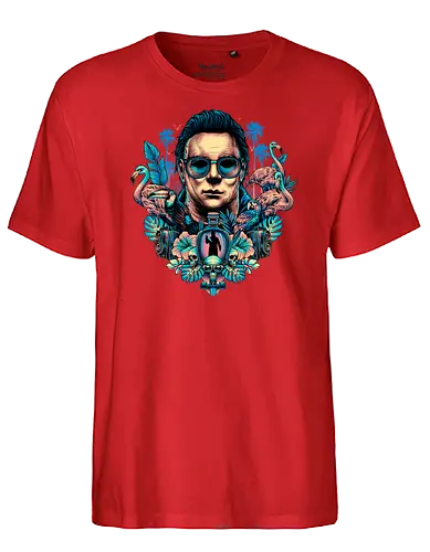 Tropical Slasher - horror, slasher, Michael - Fairtrade T-Shirt