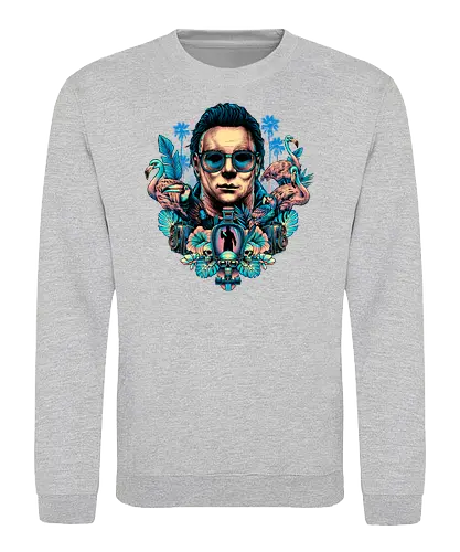 Tropical Slasher - horror, slasher, Michael - Sweatshirt