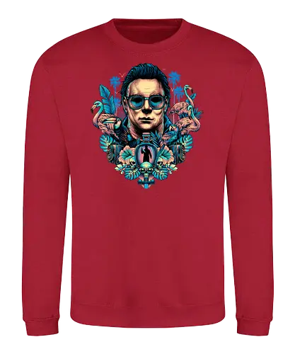 Tropical Slasher - horror, slasher, Michael - Sweatshirt