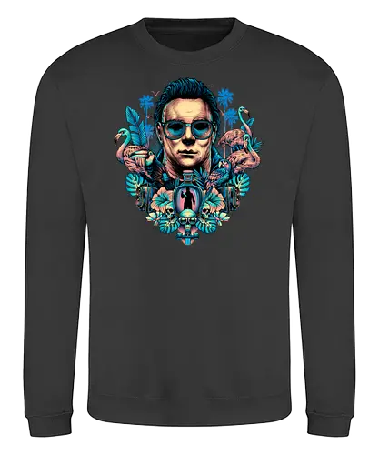 Tropical Slasher - horror, slasher, Michael - Sweatshirt