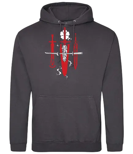 ANTI MAGE SWORD - manga, anime, black, Clover - Standard Hoodie