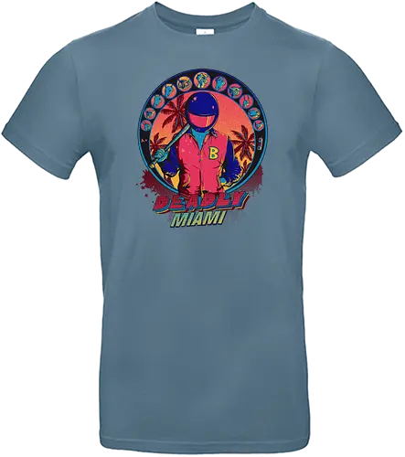 Deadly Miami - hotline, miami, indy, gaming, heist - Standard T-Shirt