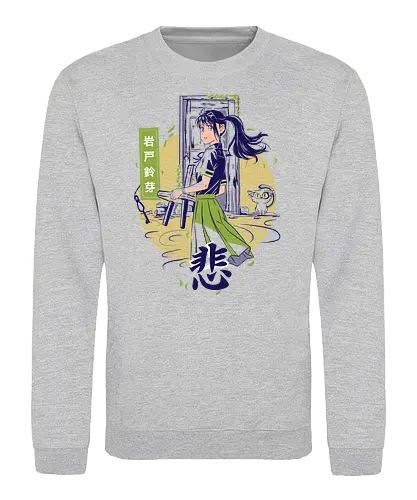 Loss and Grief - anime, fantasy, Worm, chair, stuhl - Sweatshirt