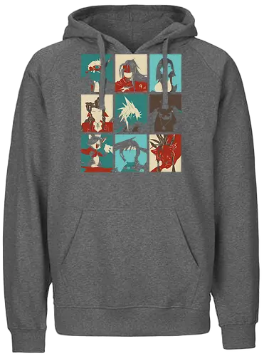 Final Pop - final, fantasy, gaming, ff7, console, classic gaming, ffvii, cloud - Fairtrade Hoodie