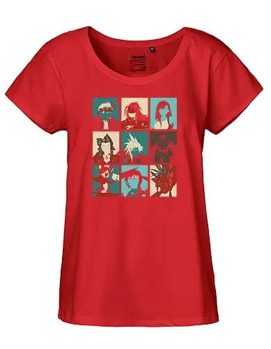 Final Pop - final, fantasy, gaming, ff7, console, classic gaming, ffvii, cloud - Fairtrade Girl Shirt