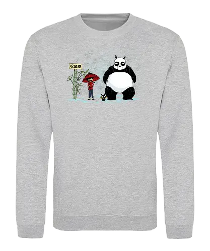 my neighbor ranma - ranma, ranma 1/2, anime, genma, panda, manga, mashup - Sweatshirt