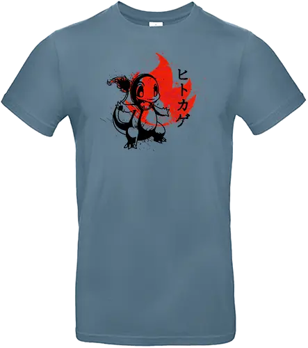 red sun fire - Japanese, pocket, monster, starter, fire, feuer, traditional, japan, nippon - Standard T-Shirt