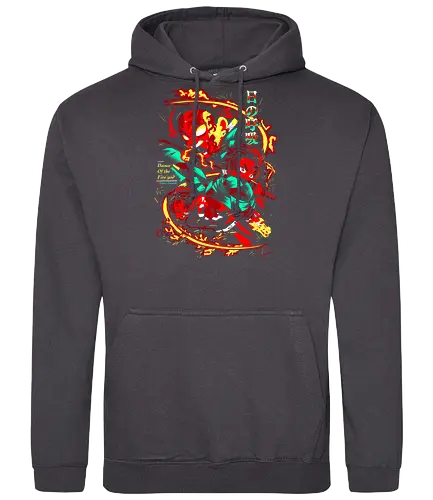 Dance of the Fire God - demon, slayer, anime, manga - Standard Hoodie