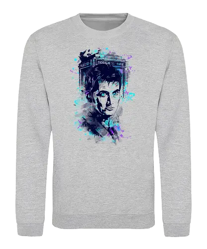 Tenth Doctor - Doctor, Doctor, tardis, 10th doctor, tennant, scifi - Sweatshirt