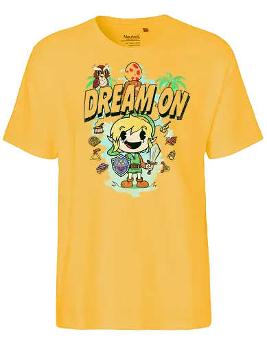 Awakening Cartoon - awakening, Cocolint, Koholint, island, traum, rpg, drm - Fairtrade T-Shirt
