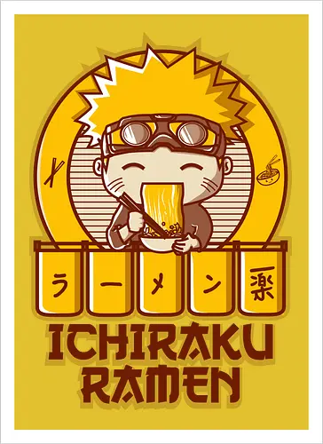 Ichiraku Ramen Cartoon