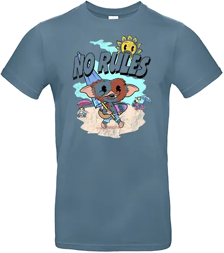 No Rules - gremlins, strand, meer, water, wasser, vacation, urlaub, bch - Standard T-Shirt