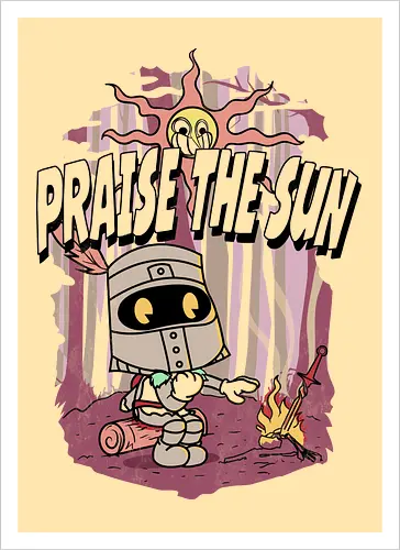 Praise the Sun Cartoon