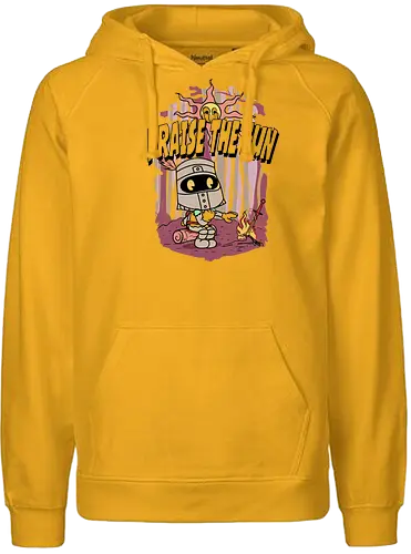 Praise the Sun Cartoon - souls, solaire of astora, sonne, sun, praise - Fairtrade Hoodie