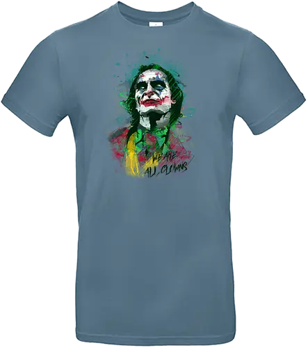 We are all Clowns - clown, watercolor, splatter, comic, Oscar - Standard T-Shirt