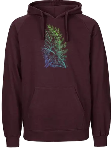 Smoky Moth Tattoo - last, zombie, ellie, tattoo, Atlas moth, moth - Fairtrade Hoodie