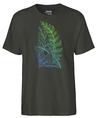 Smoky Moth Tattoo - last, zombie, ellie, tattoo, Atlas moth, moth - Fairtrade T-Shirt