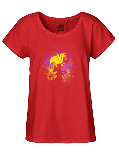 Dragneel Art - Natsu, fairy, Tale, anime, manga - Fairtrade Girl Shirt